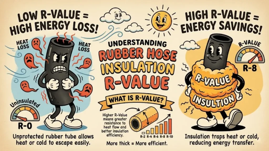 rubber hose insulation r value