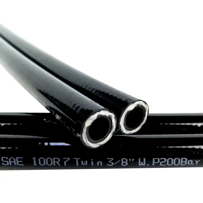 sae 100r7 twin hydraulic hose