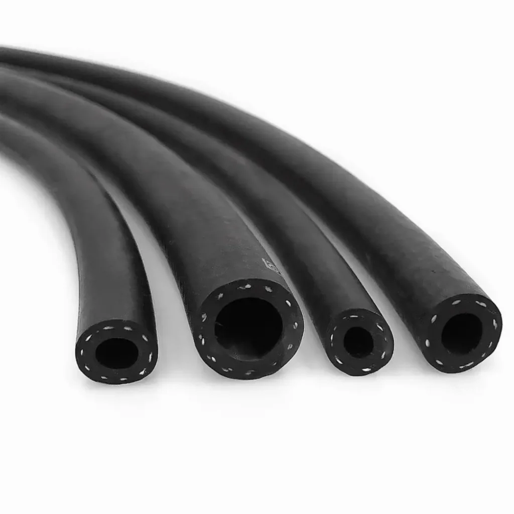 synthetic rubber hose black