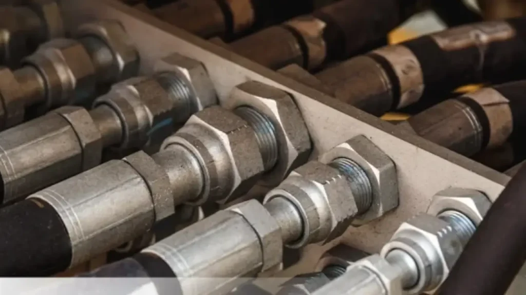 hydraulic cylinder hose connections